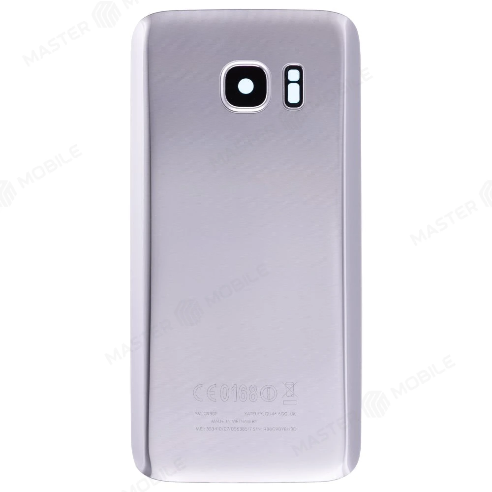 Задняя крышка для Samsung G930 Galaxy S7 (серебристый) (в сборе со стеклом камеры)