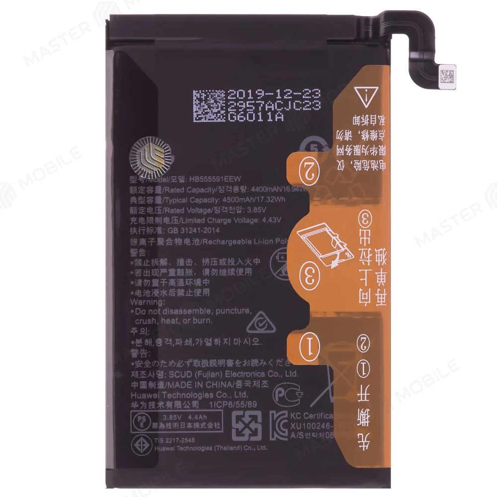Аккумулятор для Huawei Mate 30 Pro (LIO-L09) (HB555591EEW) (ORIG100)