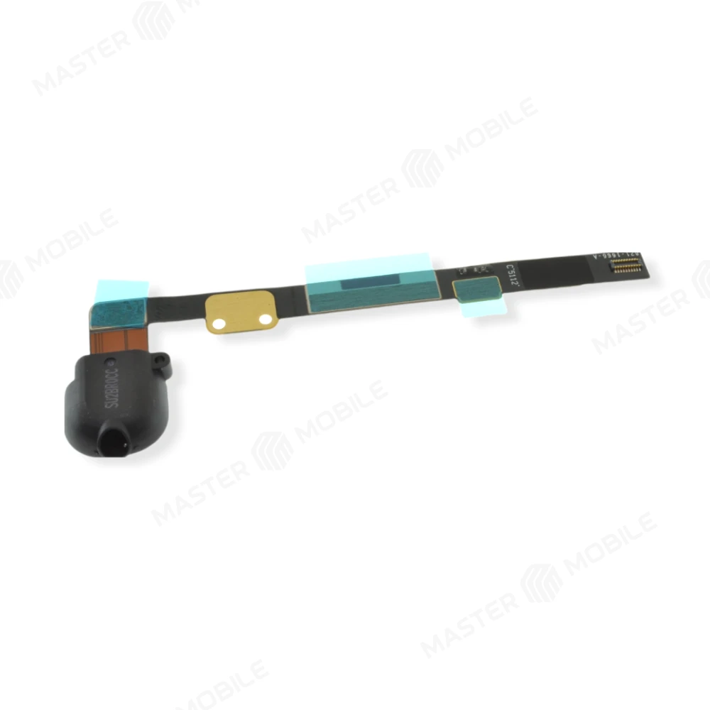 Шлейф для Apple iPad mini (A1432/A1454/A1455) / iPad mini 2 (A1489/A1490/A1491) с комп. + разъем гарнитуры (черный)
