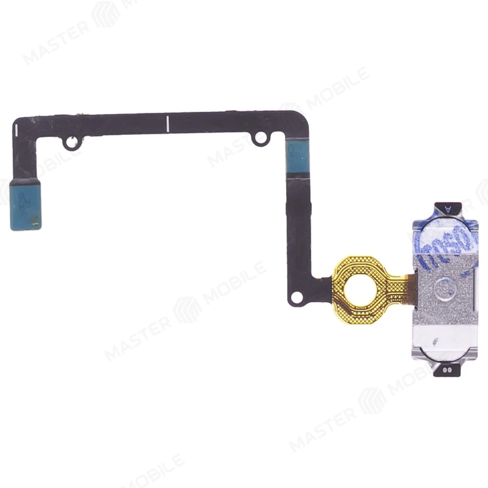 Шлейф для Samsung A510 Galaxy A5 (2016) с комп. + кнопка Home (белый)  фото №2