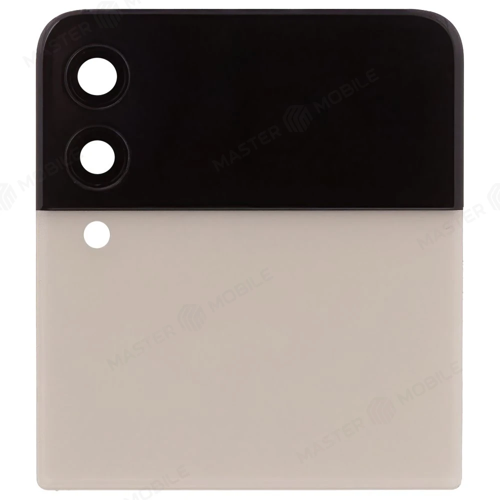 Дисплей для Samsung F711 Galaxy Z Flip 3 + тачскрин (внешний) (бежевый) (ORIG100) (возможен дефект ЛКП) фото №1