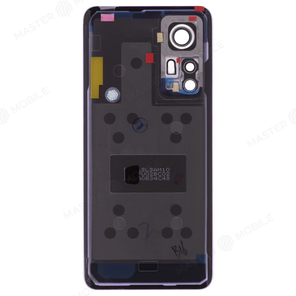 Задняя крышка для Xiaomi 12 (2201123G) / 12X (2112123AG) (фиолетовый) (в сборе со стеклом камеры) (ORIG100) фото №2