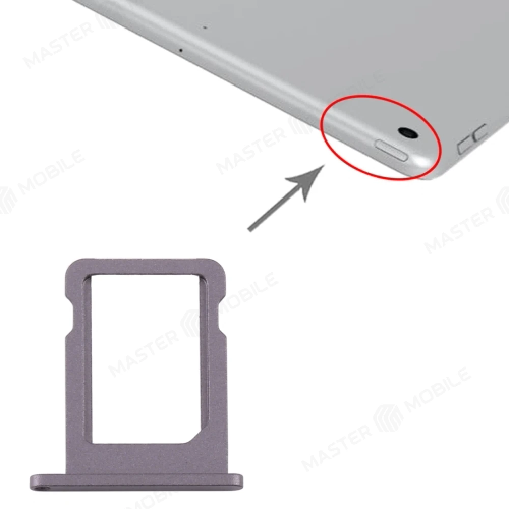 Держатель сим-карты для Apple iPad Pro 12.9 (2018) (A1876/A1895/A1983/A2014) / iPad Pro 11.0 (2018) (A1934/A1980/A2013) (серый)