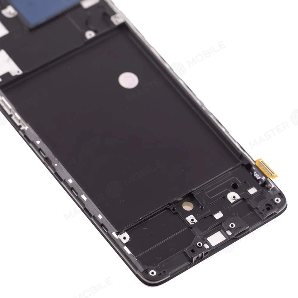 Дисплей для Samsung A715 Galaxy A71 + тачскрин (черный) (в рамке) (OLED) (Small Size) фото №4