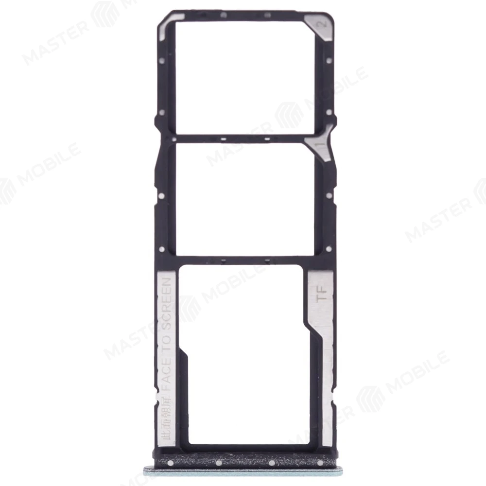 Держатель сим-карты для Xiaomi Redmi Note 12S (23030RAC7Y) (зеленый) фото №1