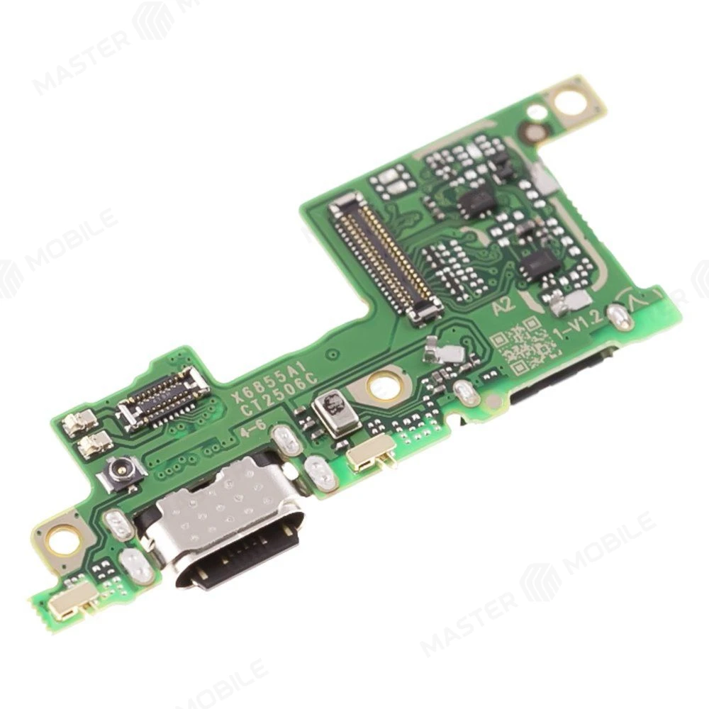 Нижняя плата для Infinix Note 50 (X6858) с комп. + разъем зарядки + микрофон + разъем SIM фото №3