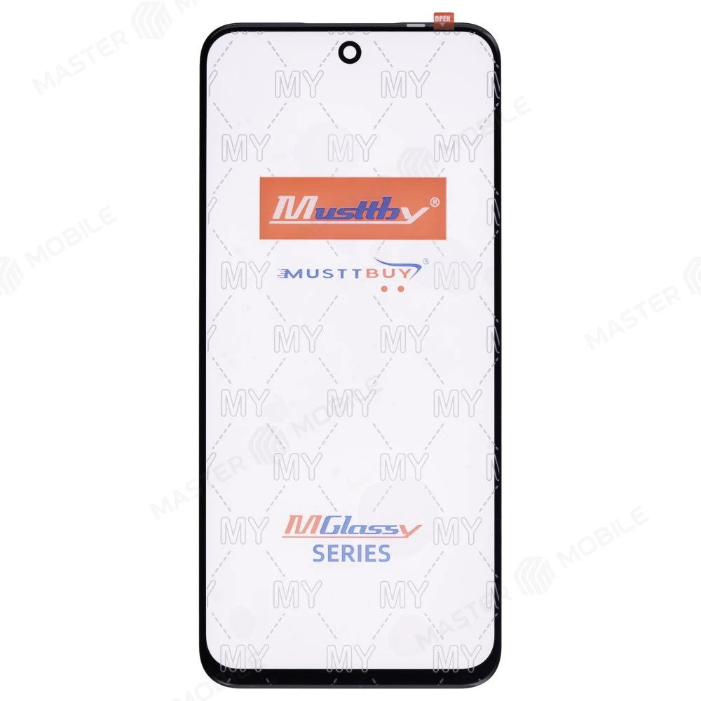 Стекло модуля для Infinix Hot 50 4G (X6882) + OCA (черный) (Musttby)