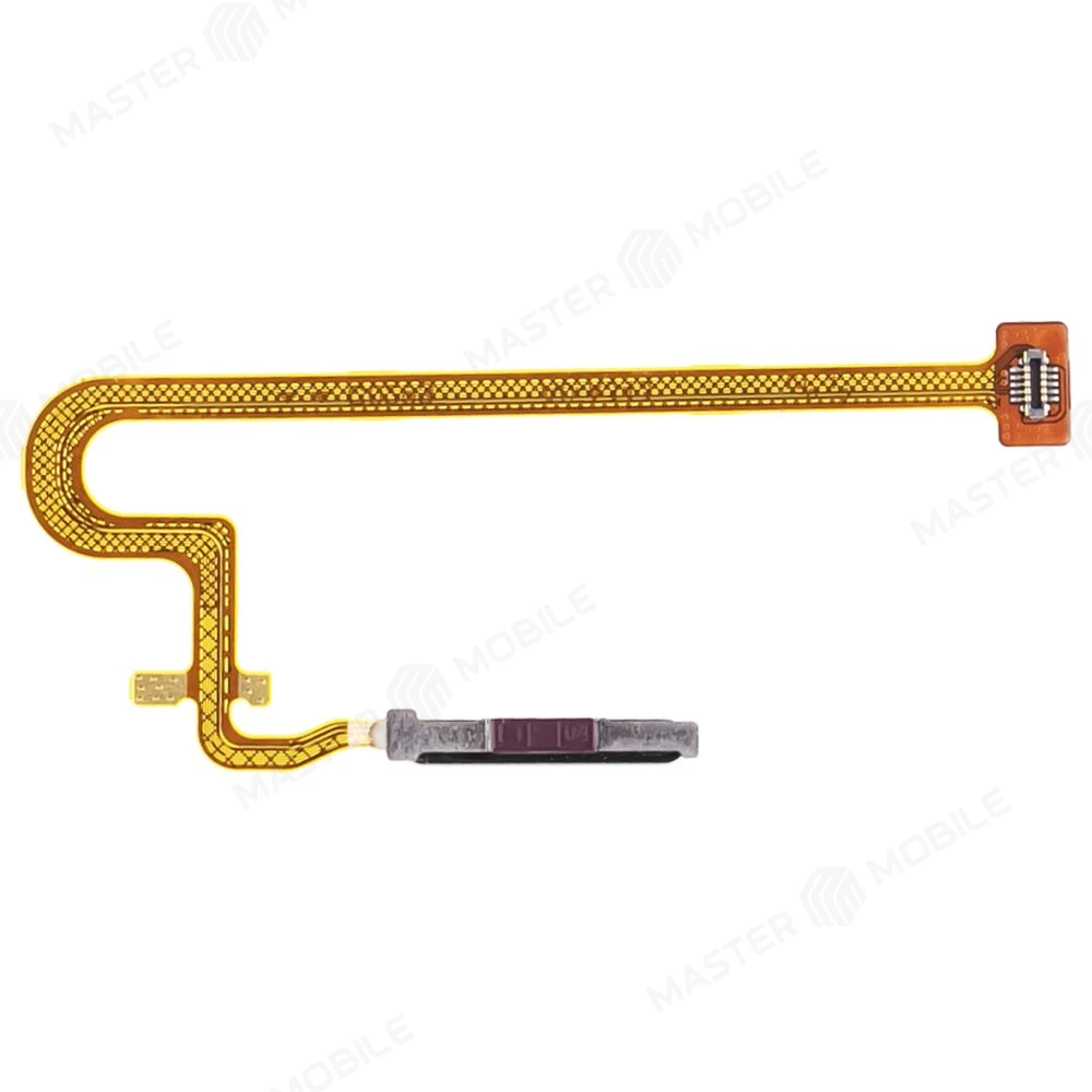 Шлейф для Realme 11 4G (RMX3636) с комп. + сканер отпечатка пальца (черный) фото №2