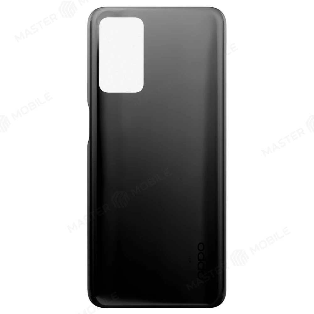 Задняя крышка для OPPO A55s (CPH2309) / A55 5G (CPH2325) (черный)
