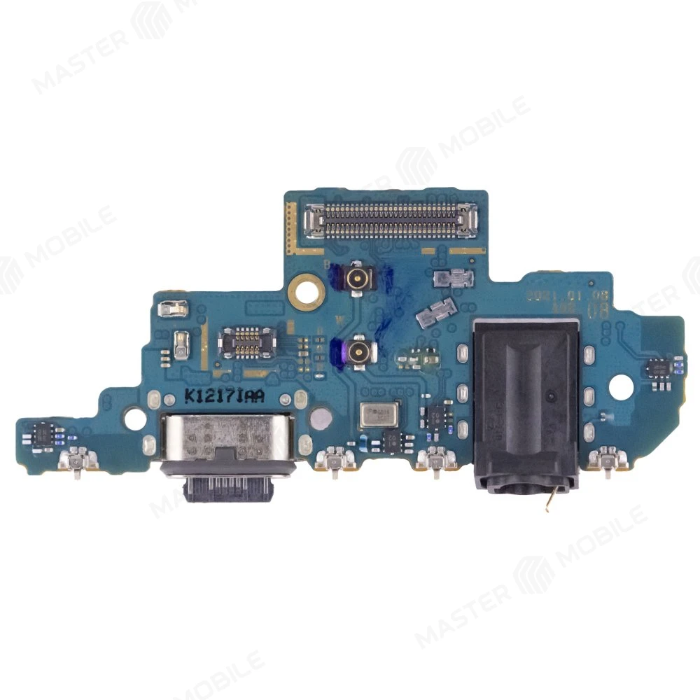 Нижняя плата для Samsung A525 Galaxy A52 / A526 Galaxy A52 5G / A528 Galaxy A52s с комп. + разъем зарядки + разъем гарнитуры + микрофон (ORIG100)