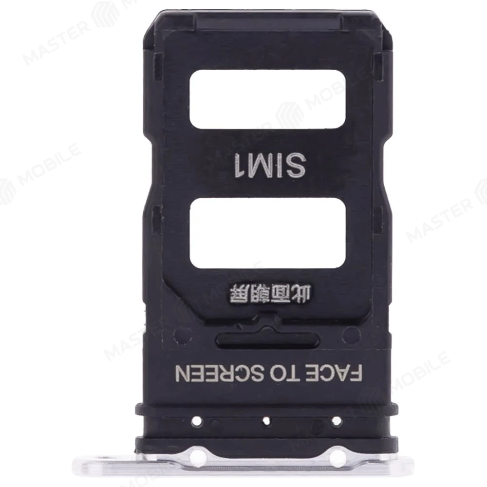 Держатель сим-карты для Xiaomi Mi 11 Ultra (M2102K1G) (серебристый) фото №1