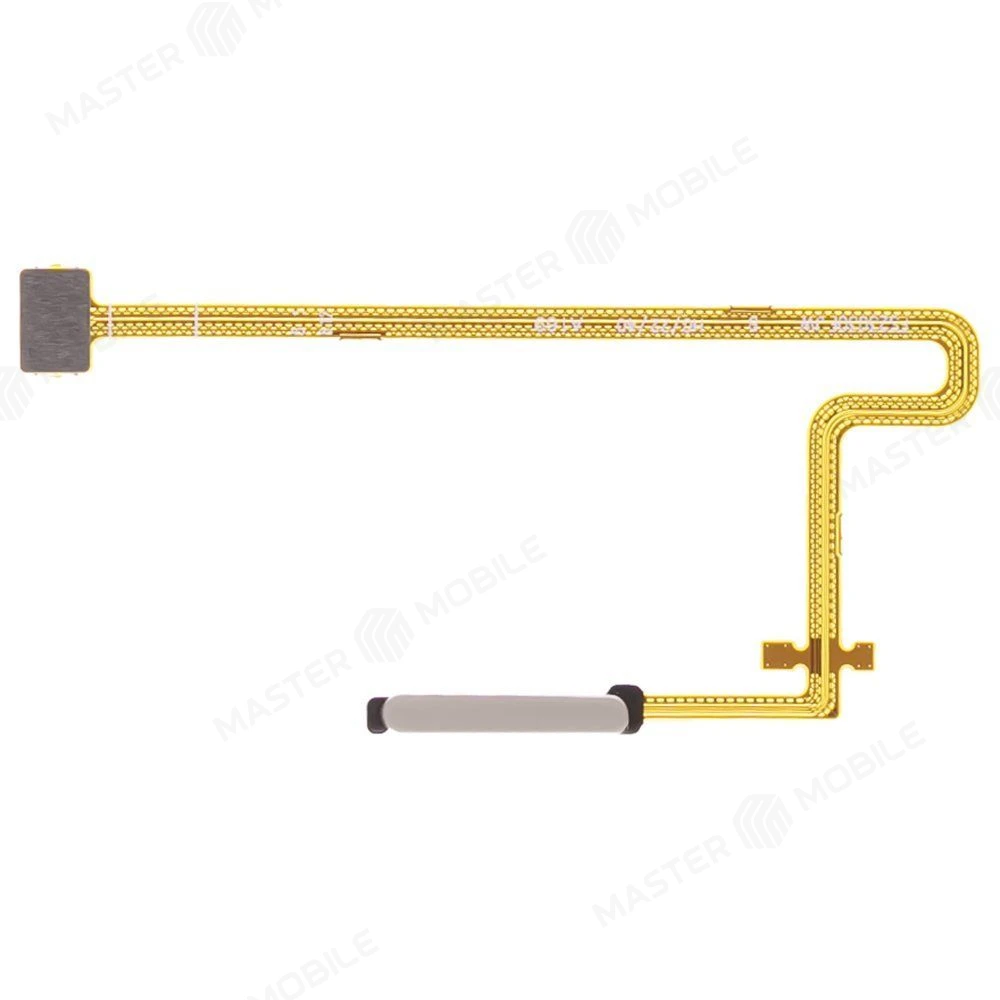 Шлейф для Realme 10 Pro 5G (RMX3661) с комп. + сканер отпечатка пальца (серебристый)  фото №1