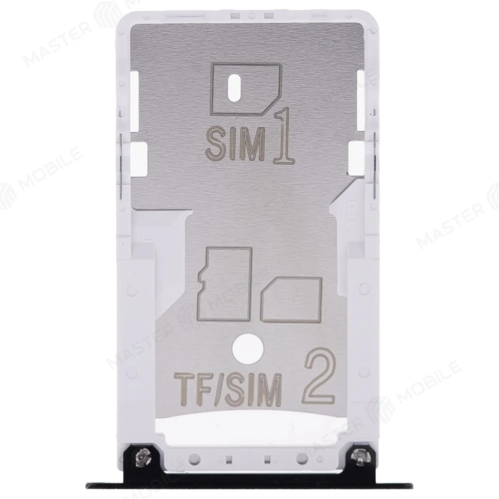 Держатель сим-карты для Xiaomi Redmi Note 4X (черный)  фото №1