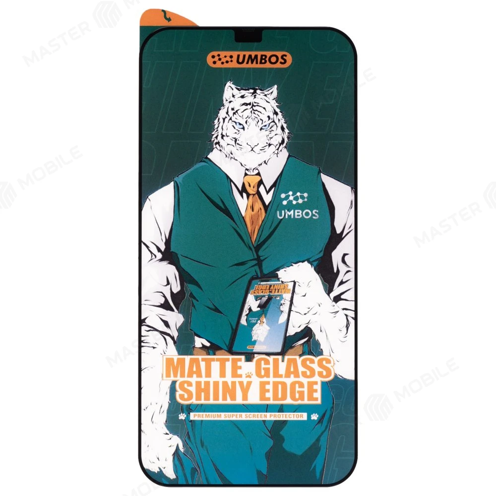 Защитное стекло для Apple iPhone 12 Pro Max (матовый) (черный)