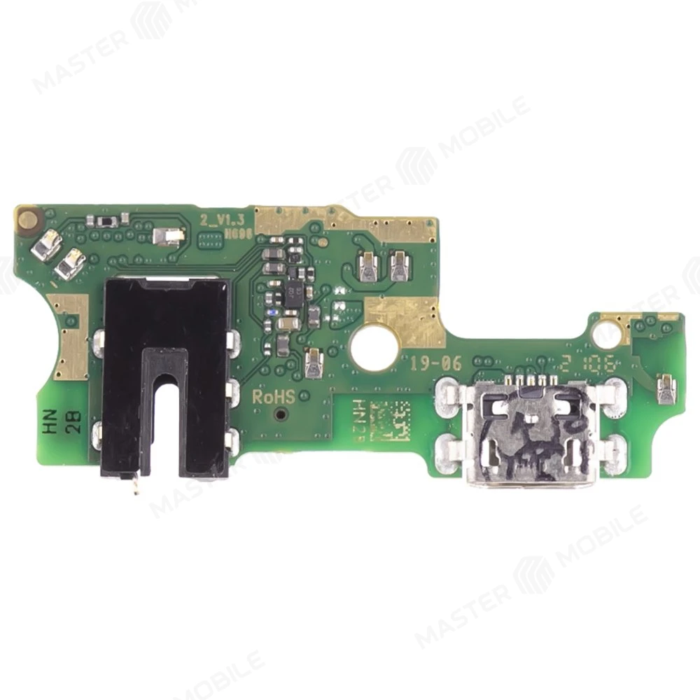 Нижняя плата для Infinix Hot 10S (X689D) с комп. + разъем зарядки + микрофон (ORIG100)  фото №2