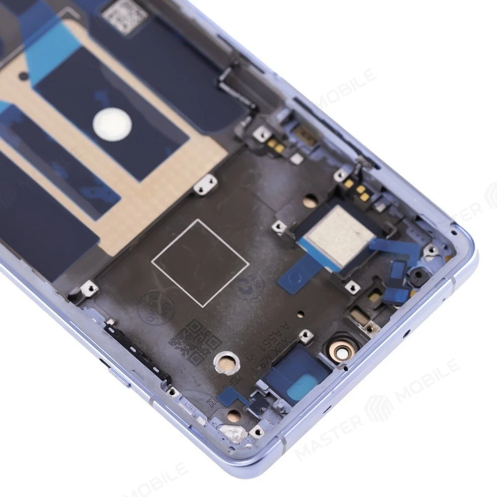 Дисплей для OnePlus 12R (CPH2609) + тачскрин (голубой) (в рамке) (ORIG100) (SP) фото №3