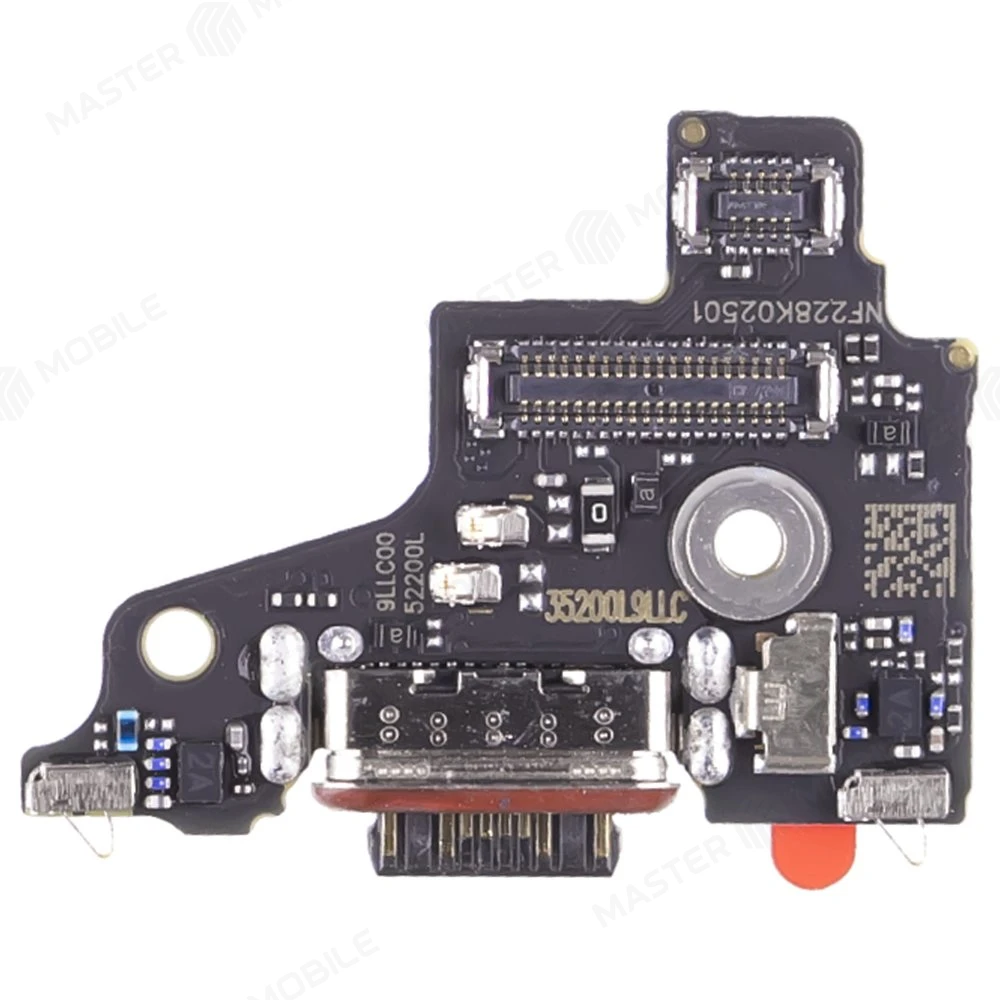 Нижняя плата для Xiaomi 12 Lite (2203129G) с комп. + разъем зарядки + микрофон (ORIG100)  фото №1