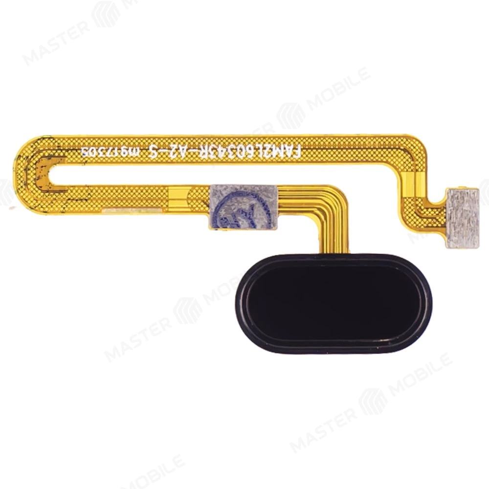 Шлейф для Meizu Pro 7 с комп. + сканер отпечатка пальца (черный)  фото №1