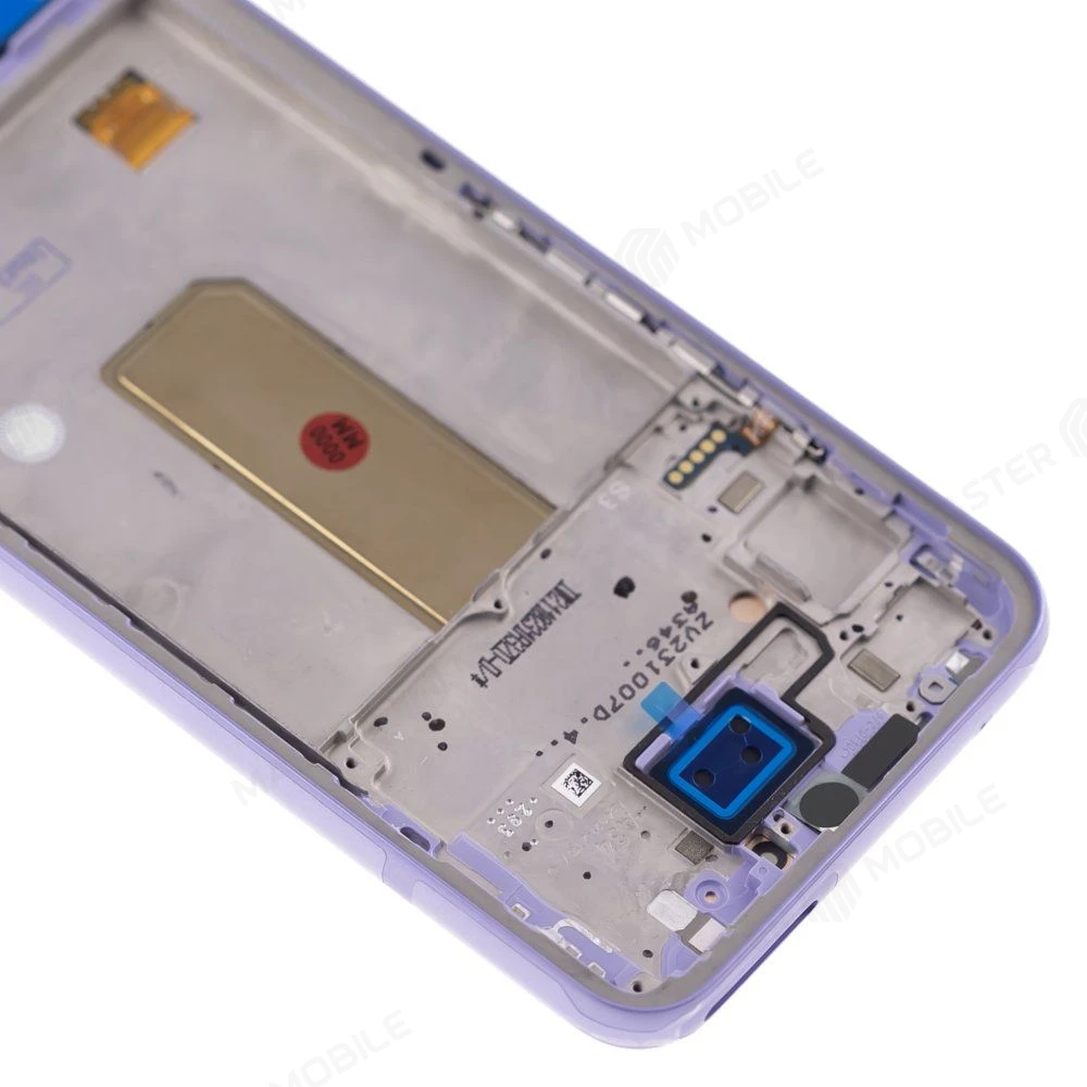 Дисплей для Samsung A346 Galaxy A34 5G + тачскрин (фиолетовый) (в рамке) (ORIG100) (SP) фото №3