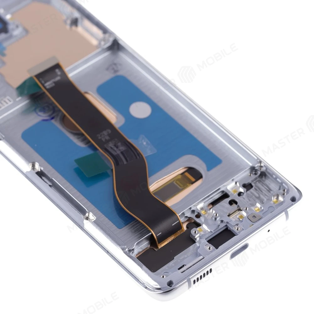 Дисплей для Samsung G985 Galaxy S20+ / G986 Galaxy S20+ 5G + тачскрин (голубой) (в рамке) (OLED) (Full Size) фото №4