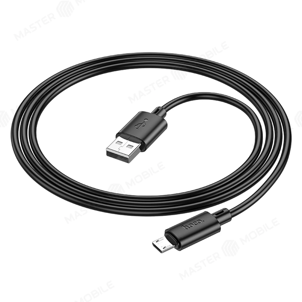 Дата-кабель Hoco X88 USB - MicroUSB 1 м 2.4A (черный) фото №3