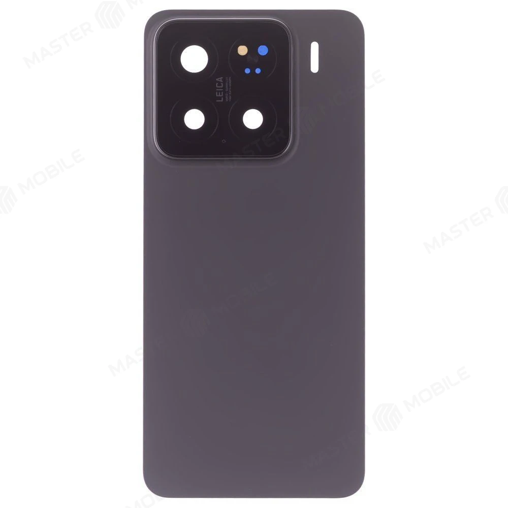Задняя крышка для Xiaomi 15 (24129PN74G) (черный) (в сборе со стеклом камеры) (ORIG100)  фото №1