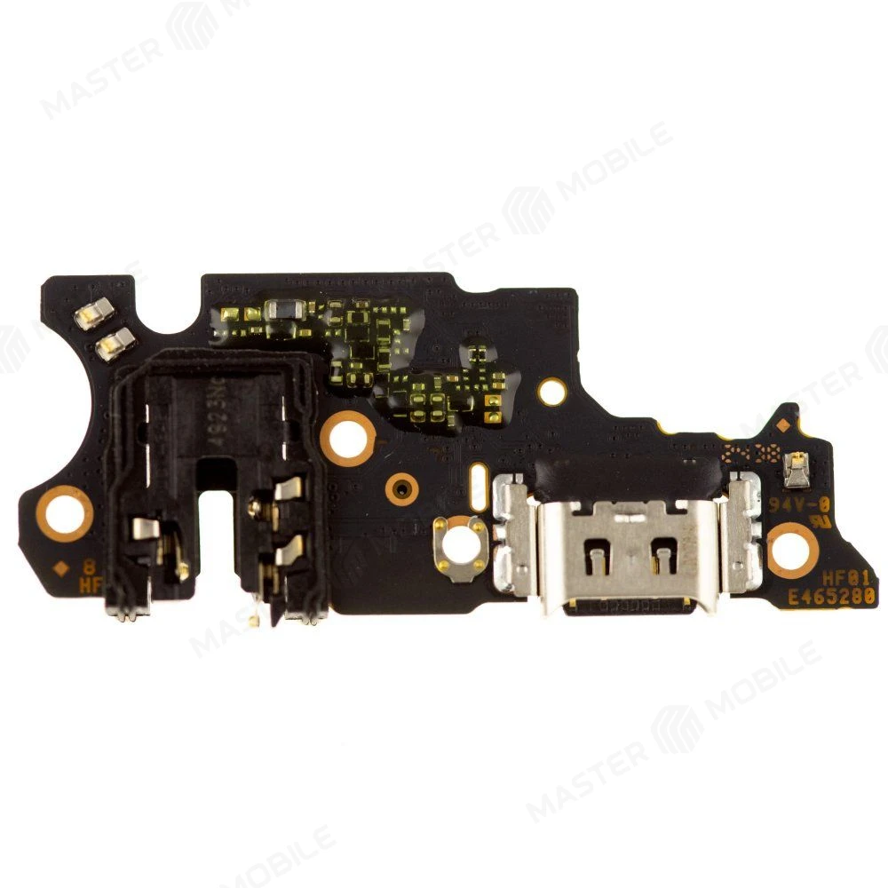 Нижняя плата для OPPO A3x (CPH2641) с комп. + разъем зарядки + микрофон + разъем гарнитуры (ORIG100) фото №2