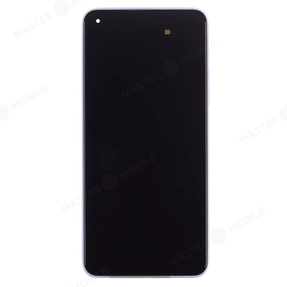 Дисплей для Xiaomi 11 Lite 5G NE (2109119DG) / Mi 11 Lite (M2101K9AG) / Mi 11 Lite 5G (M2101K9G) + тачскрин (синий) (в рамке) (ORIG100) (SP)