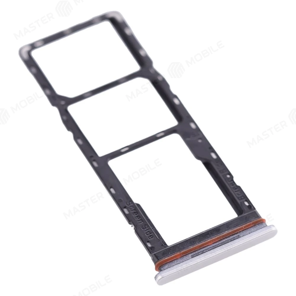 Держатель сим-карты для Tecno Spark 6 GO (KE5) / Spark GO 2022 (KG5) (белый) фото №3