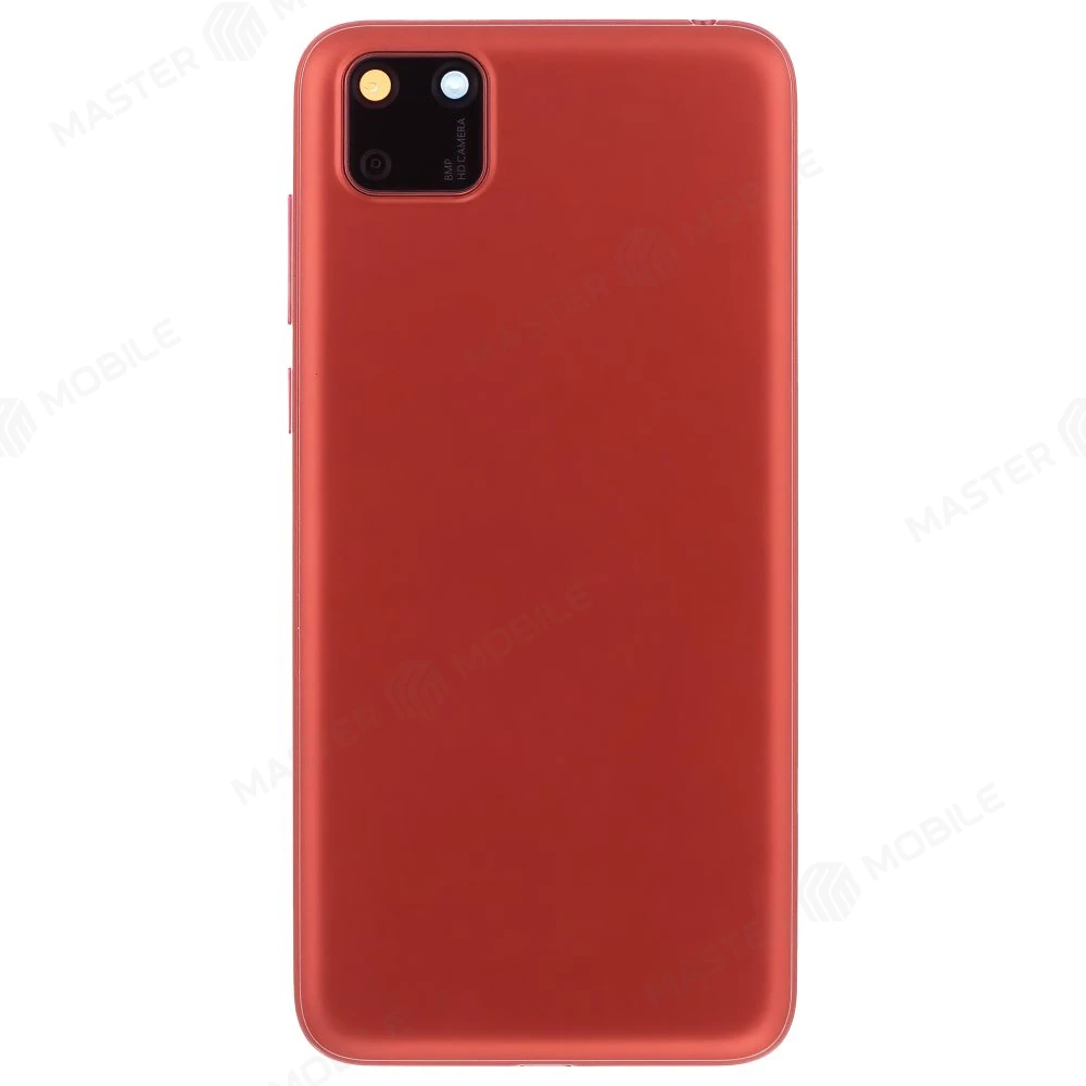 Задняя крышка для Huawei Honor 9S (DUA-LX9) / Y5p (DRA-LX9) (красный) (в сборе со стеклом камеры)