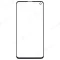 Стекло модуля для Samsung G973 Galaxy S10 + OCA (черный)  фото №1