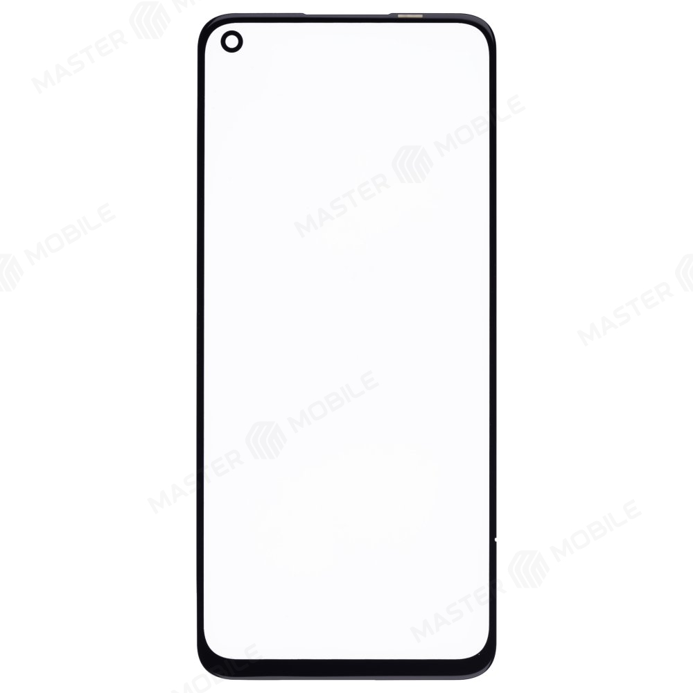 Стекло модуля для Realme 8i (RMX3151) / 9i (RMX3491) / Narzo 50 4G (RMX3286) / OPPO A96 (CPH2333) + OCA (черный) (Premium)