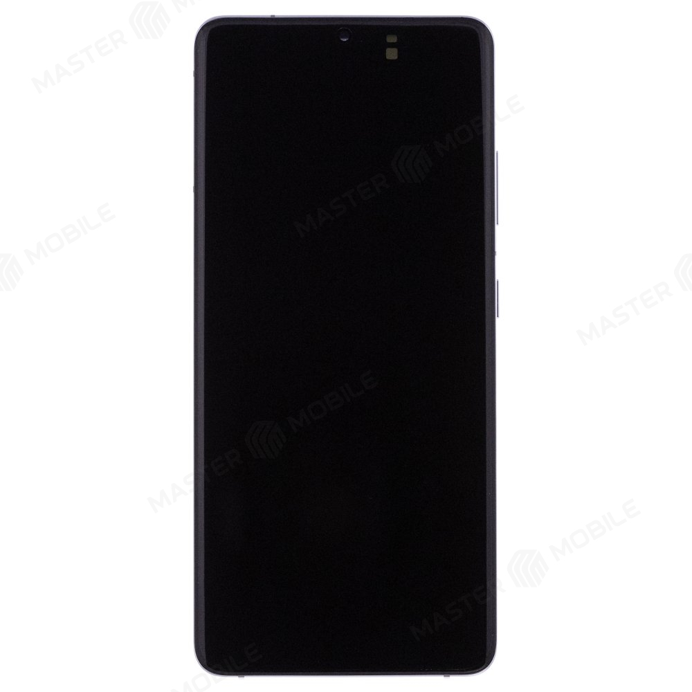 Дисплей для Samsung G998 Galaxy S21 Ultra (в сборе с тачскрином) (серебристый) (в рамке) (ORIG100)