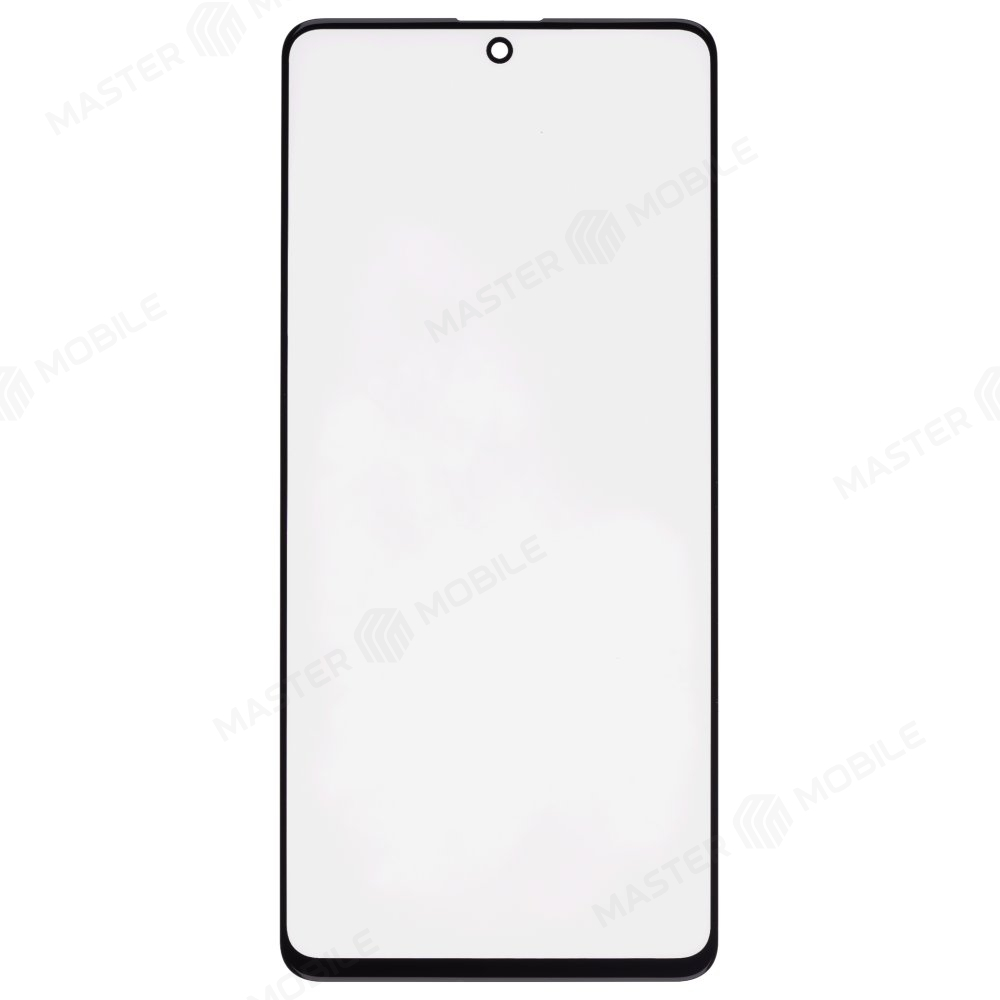 Стекло модуля для Samsung A715 Galaxy A71 / M515 Galaxy M51 / N770 Galaxy Note 10 Lite + OCA (черный) (Premium)
