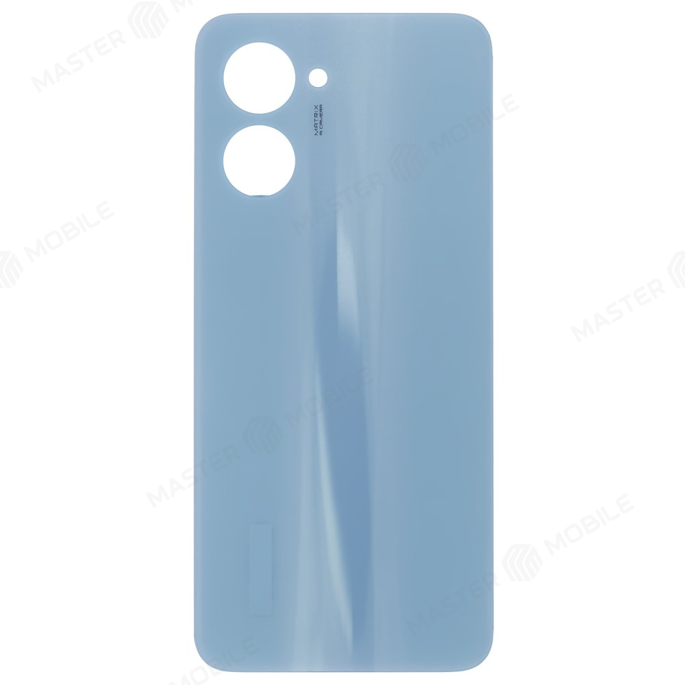 Задняя крышка для Realme C33 (RMX3624) (голубой)