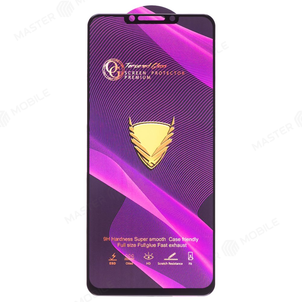Защитное стекло OG Glass (3 в 1) для Huawei Nova Y91 (STG-LX1) (черный)