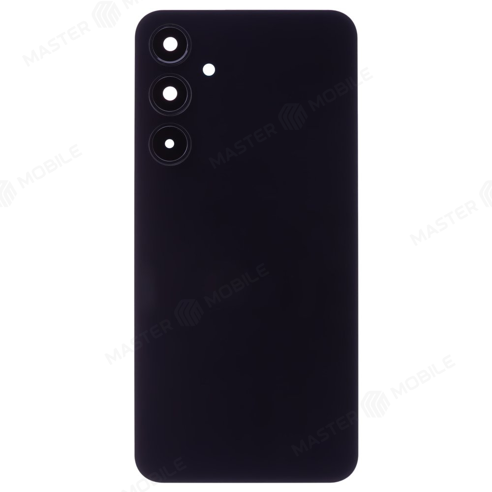 Задняя крышка для Samsung A556 Galaxy A55 5G (черный) (в сборе со стеклом камеры)