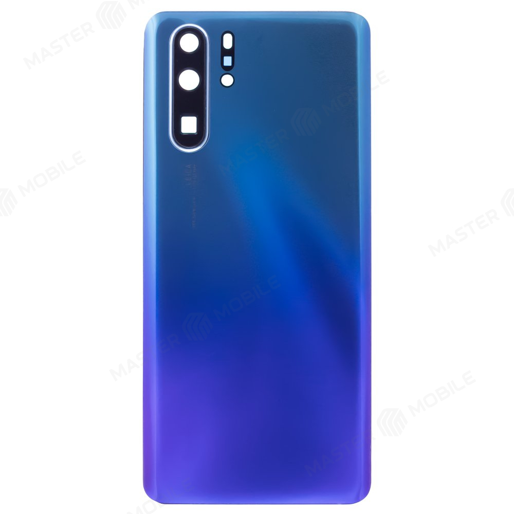 Задняя крышка для Huawei P30 Pro (VOG-L29) (синий-сумеречный) (в сборе со стеклом камеры)