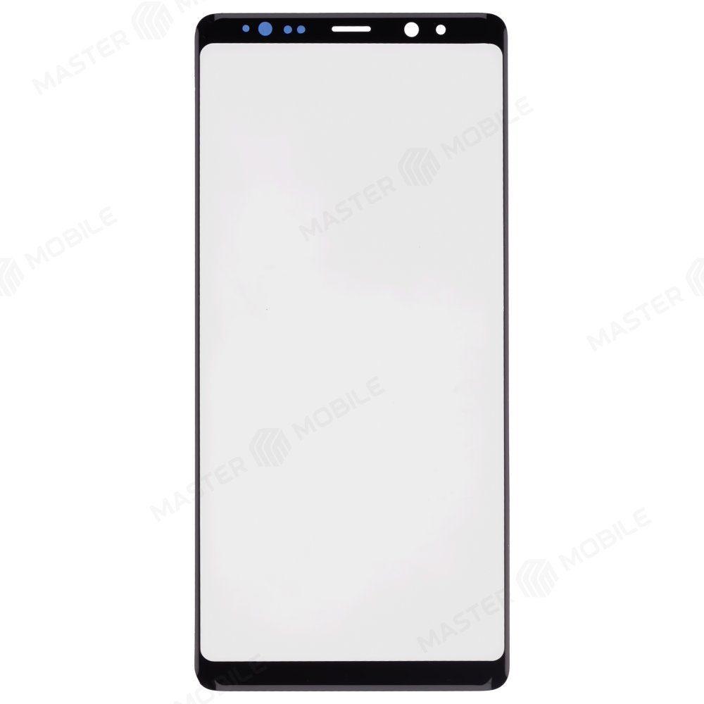 Стекло модуля для Samsung N950 Galaxy Note 8 + OCA (черный)