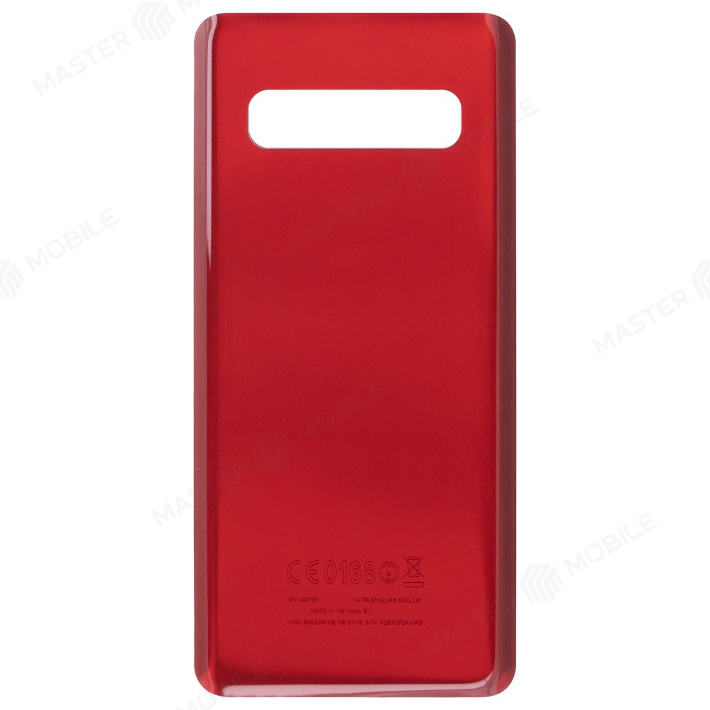 Задняя крышка для Samsung G973 Galaxy S10 (красный)