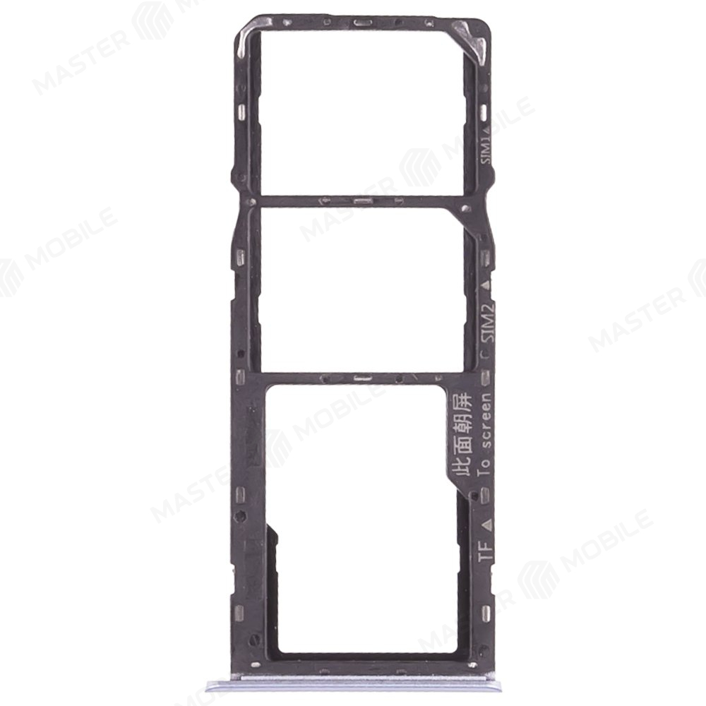 Держатель сим-карты для Realme C25 / C25S (RMX3195) (синий)