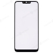 Стекло модуля для Huawei Honor 8C (BKK-AL10) + OCA (черный)  фото №1