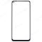 Стекло модуля для Xiaomi Redmi Note 9 (M2003J15SG) / Redmi 10X + OCA (черный)  фото №1