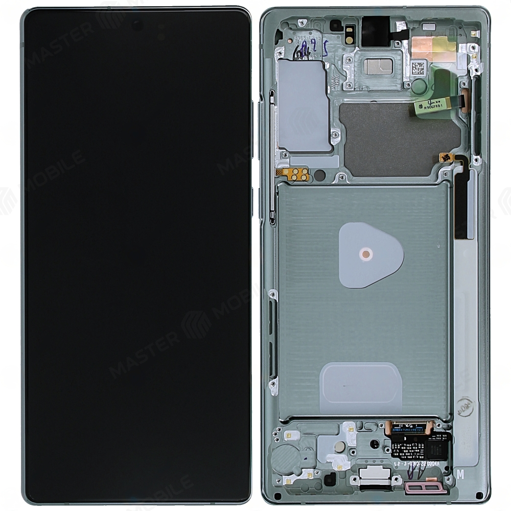 Дисплей для Samsung N980 Galaxy Note 20 / N981 Galaxy Note 20 5G (в сборе с тачскрином) (мятный) (в рамке) (ORIG100)