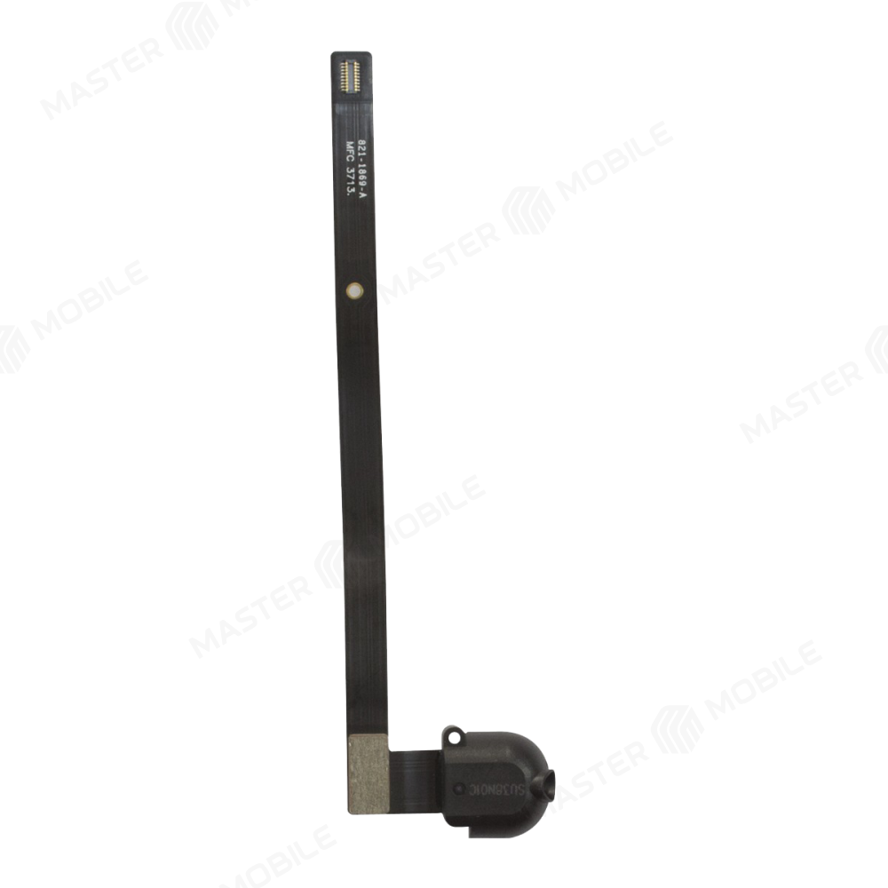 Шлейф для Apple iPad Air (A1474/A1475/A1476) / iPad 5 9.7 (2017) (A1822/A1823) / iPad 6 9.7 (2018) (A1893/A1954) с комп. + разъем гарнитуры (черный)