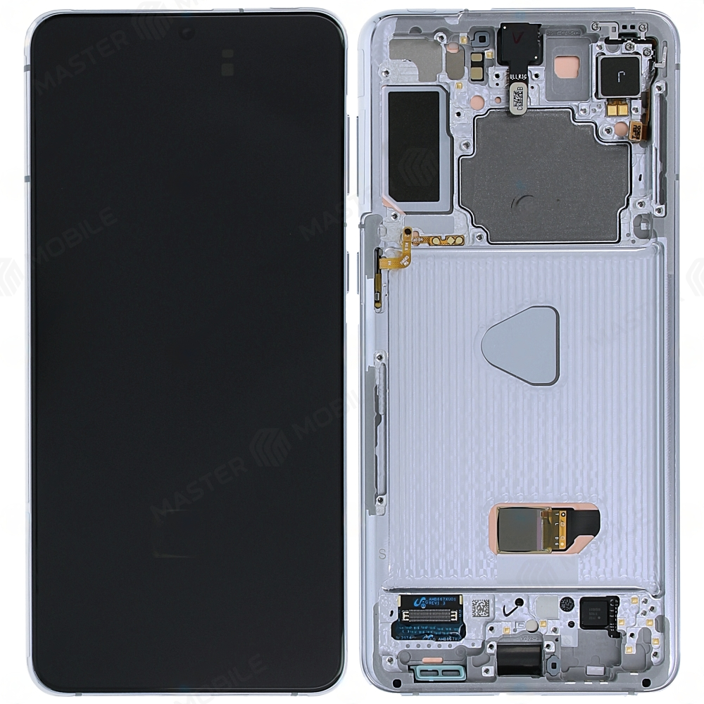 Дисплей для Samsung G996 Galaxy S21+ (в сборе с тачскрином) (серебристый) (в рамке) (ORIG100)
