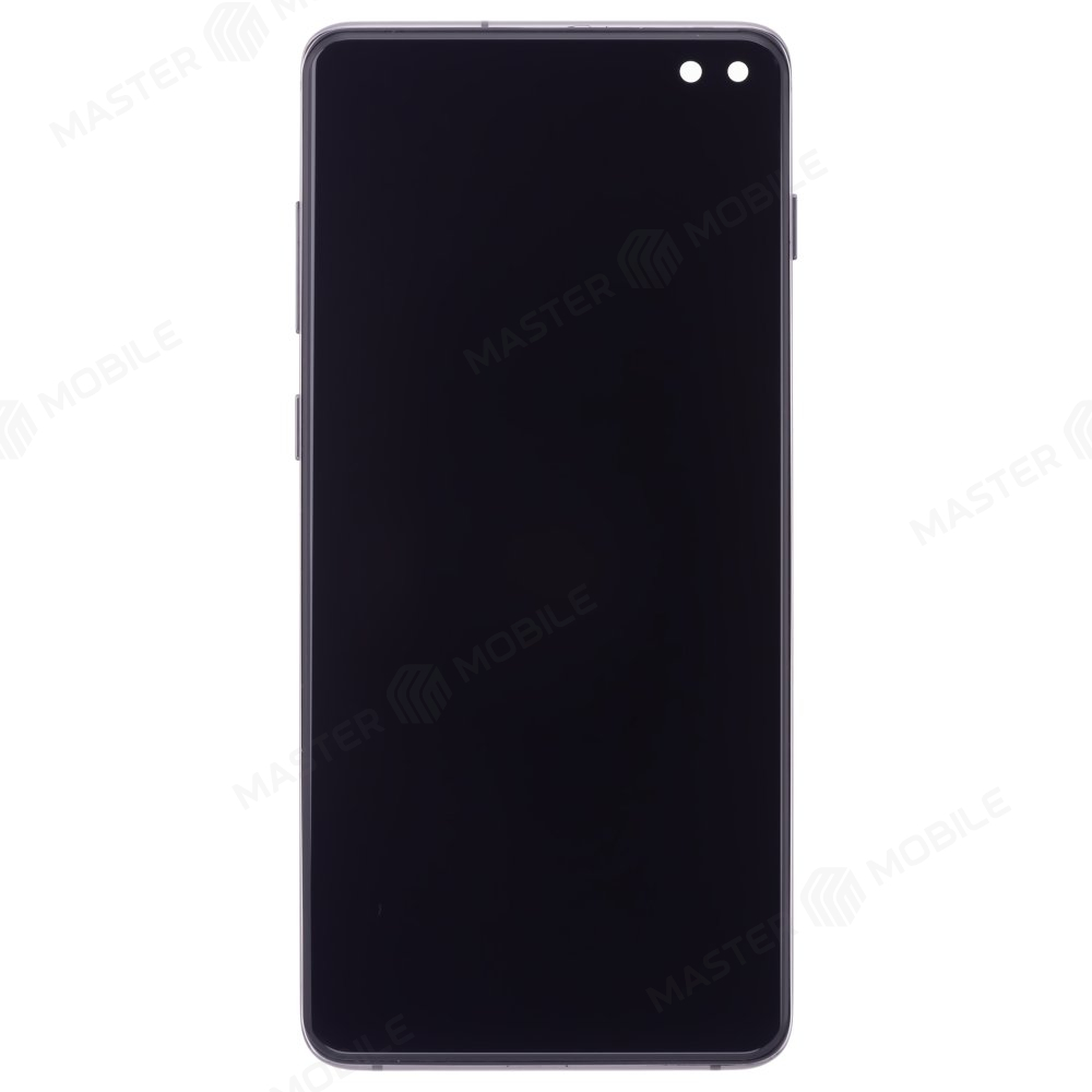 Дисплей для Samsung G975 Galaxy S10+ (в сборе с тачскрином) (черный) (в рамке) (In-Cell)