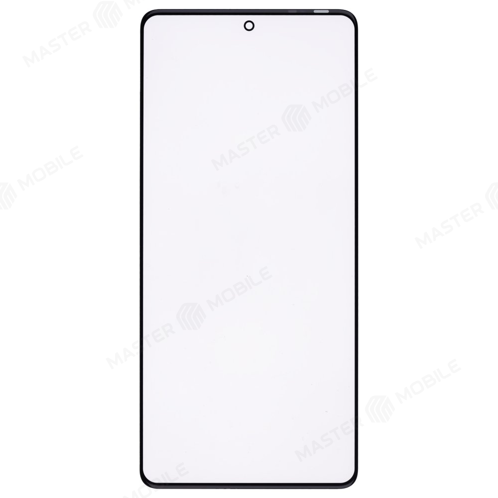 Стекло модуля для Infinix Note 30 Pro (X678B) / Note 30 VIP (X6710) / GT 10 Pro (X6739) / GT 10 Pro Plus + OCA (черный) (Premium)