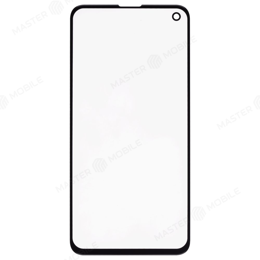 Стекло модуля для Samsung G970 Galaxy S10e + OCA (черный)