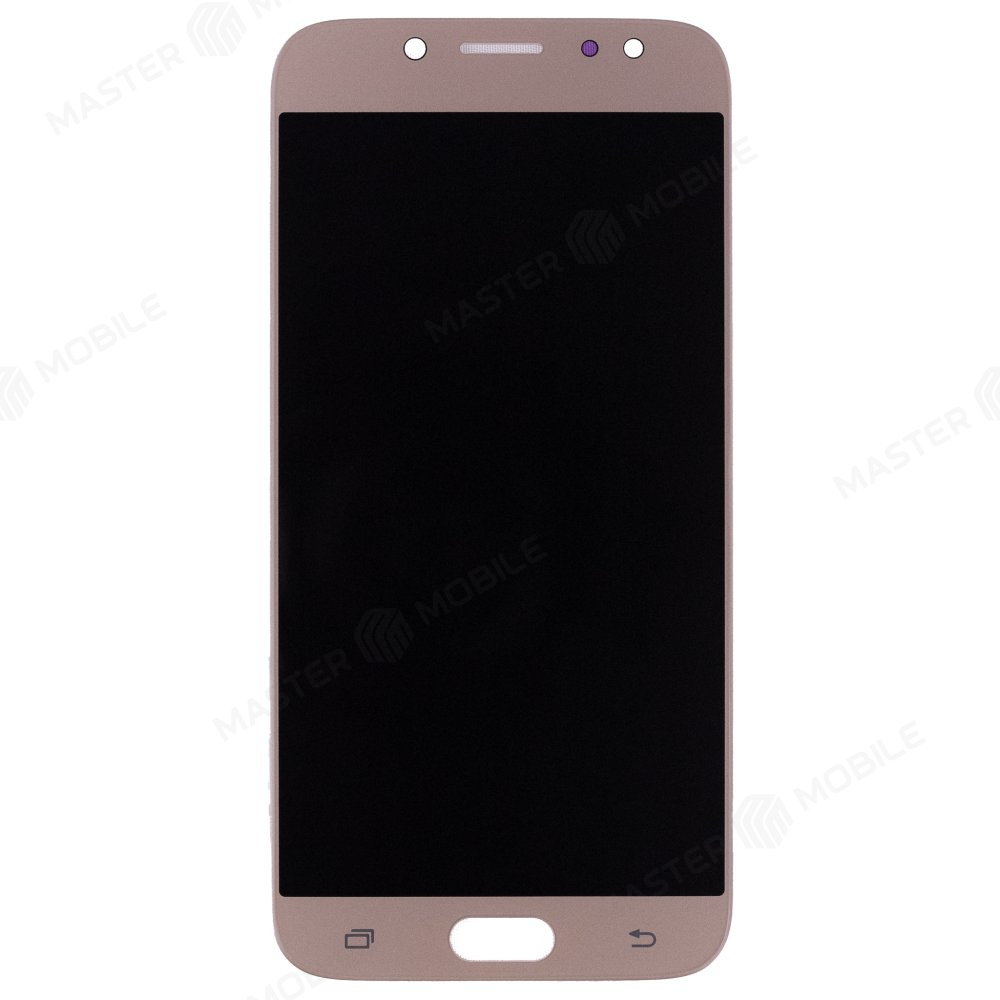 Дисплей для Samsung J730 Galaxy J7 (2017) (в сборе с тачскрином) (золотистый) (OLED)